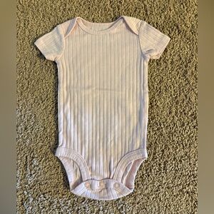 Carter's Light Pink Ribbed Bodysuit
